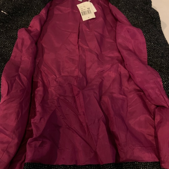 CAbi Black Tweed Wool Blend Lined Vest Gold Buttons Women’s Medium NWT - Picture 9 of 10